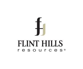 Flint Hills logo showing the name written out with a connected letter f and h above it
