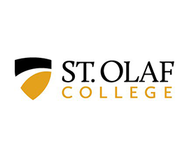 St. Olaf College logo showing a shield to the left and the name written to the right