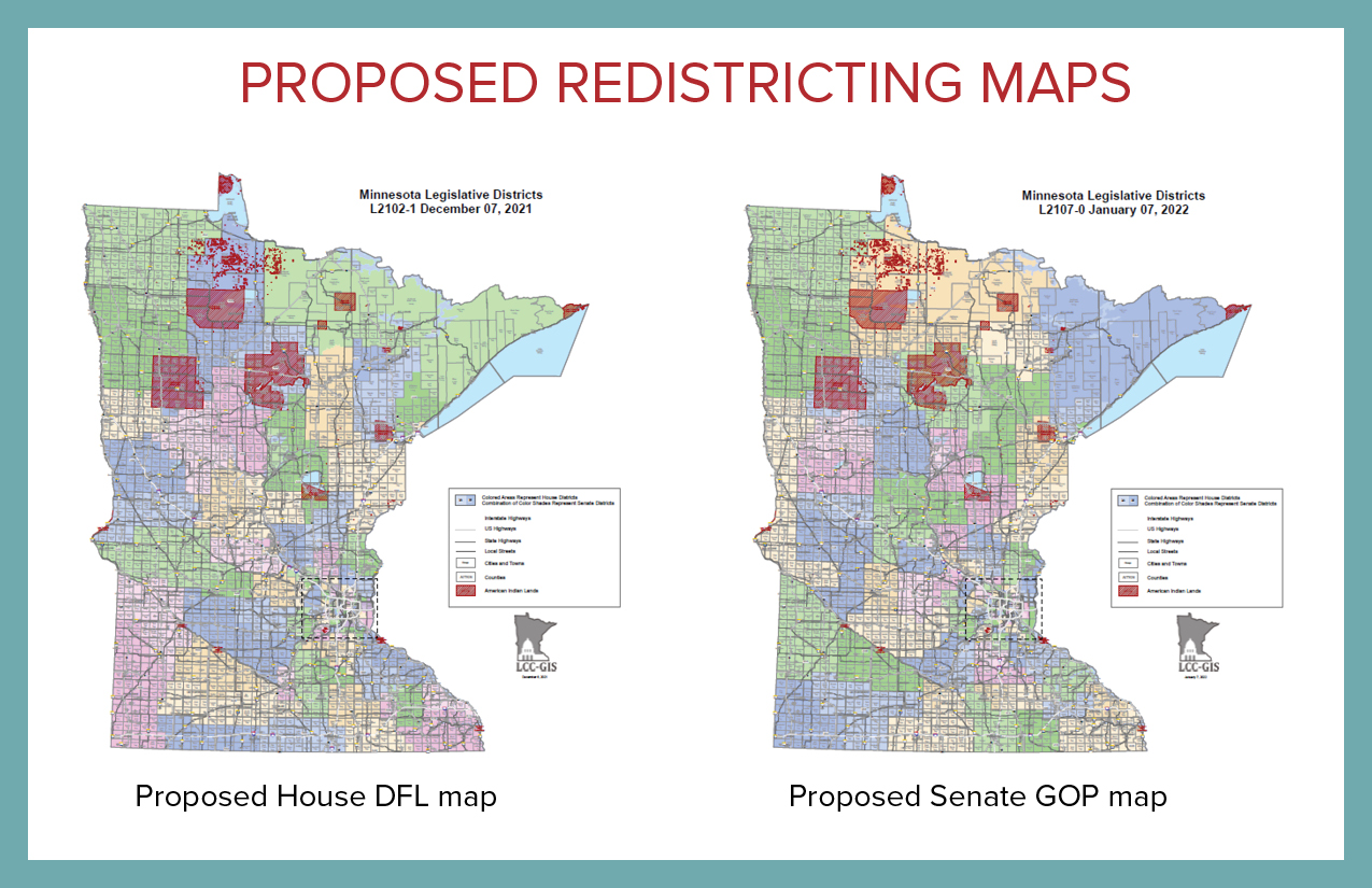 Both majority parties have released new redistricting maps reflecting their preferences for how the lines will be drawn.