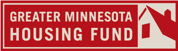 Greater Minnesota Housing Fund logo with red house