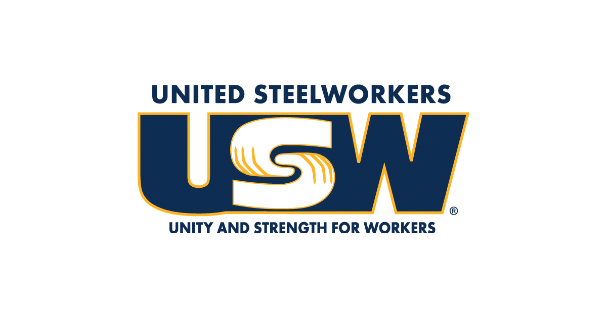 United Steelworkers logo with overlaid USW
