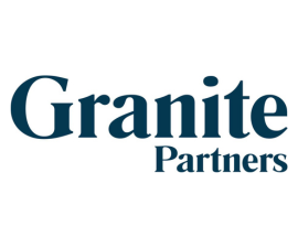 Granite Partners logo in navy blue